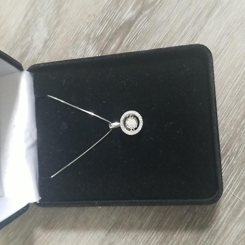 10K WG Diamond Necklace